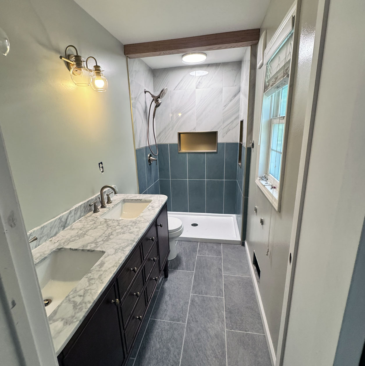 Y&R Construction home bathroom remodel example.